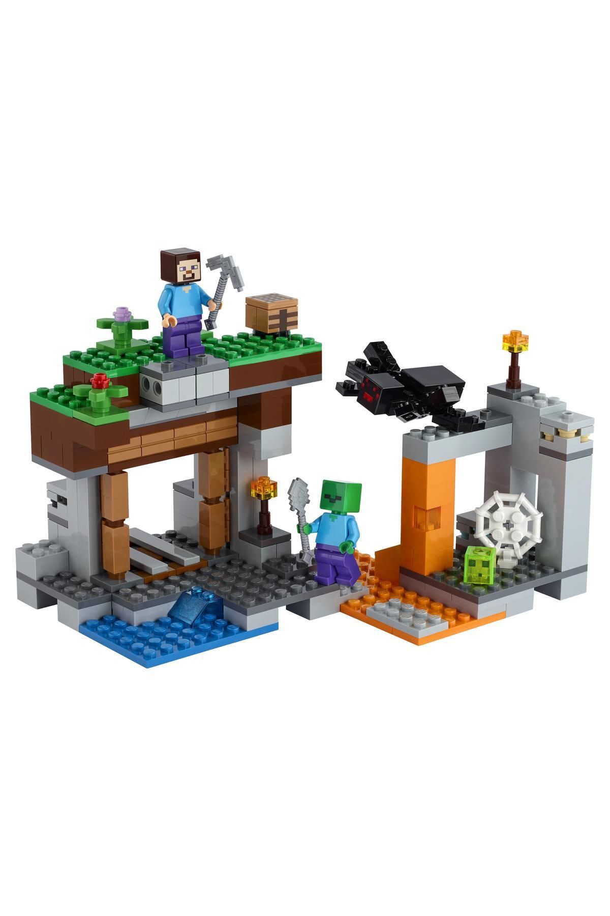 LEGO Minecraft 21166 Creative Abandoned Mine Toy Construction Set for Ages 7 and up 248 Pieces Trendyol