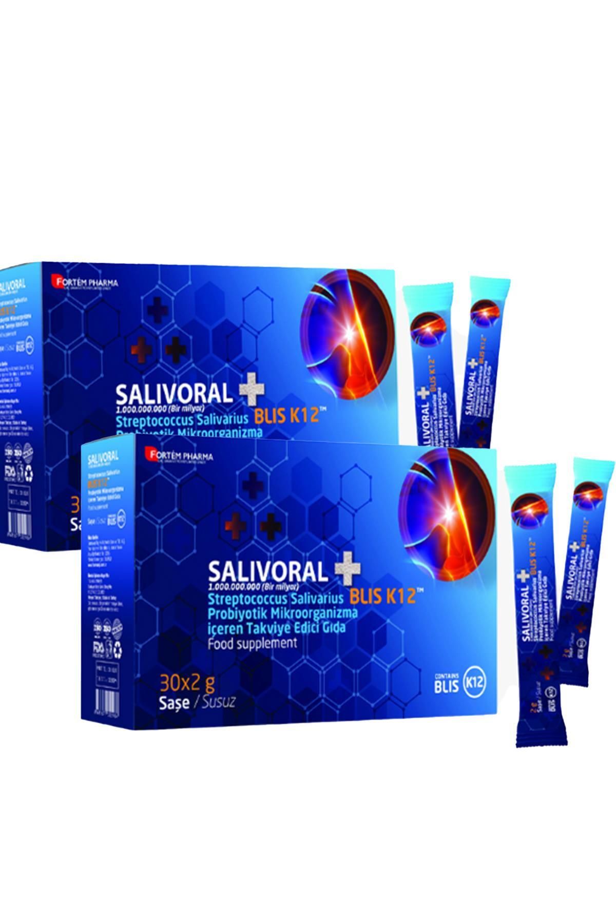SALİVORAL Salivoral Probiyotik Mikroorganizma 2 gr 30 Saşe X 2 Adet