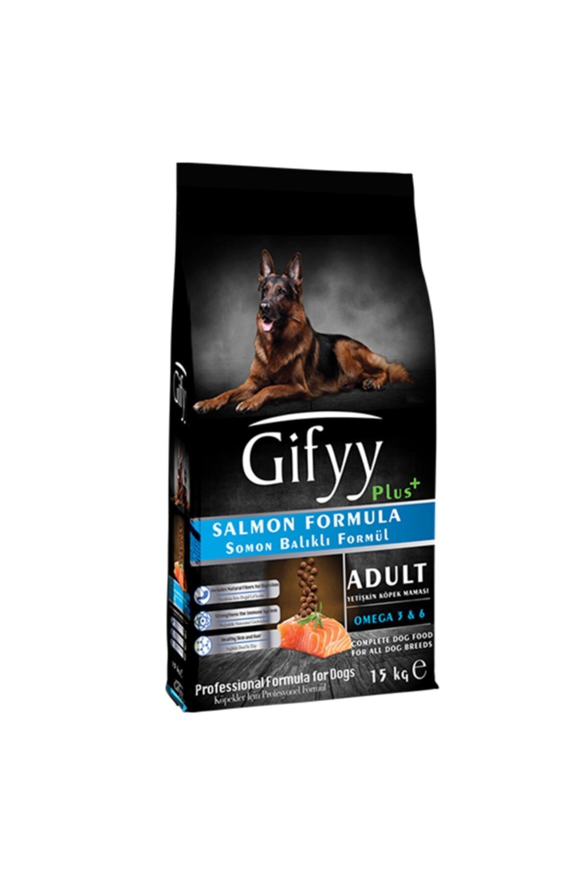 15 Kg Gifyy ( 23/10 ) Premium Yetişkin Köpek Maması ( Somon Balıklı ) Kuru Mama
