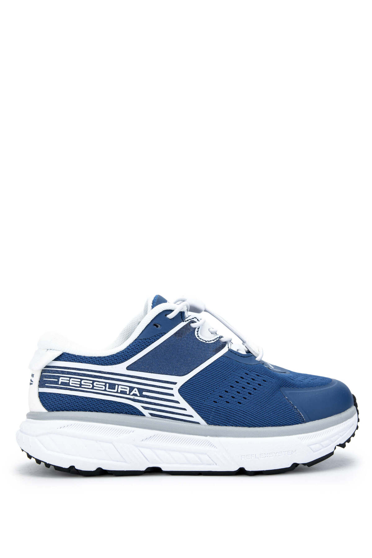 کفشهای کتانی و ورزشی پارچهای آبی/سفید مخصوص کودکان  کفشهای کتانی و ورزشی پارچهای آبی/سفید مخصوص کودکان