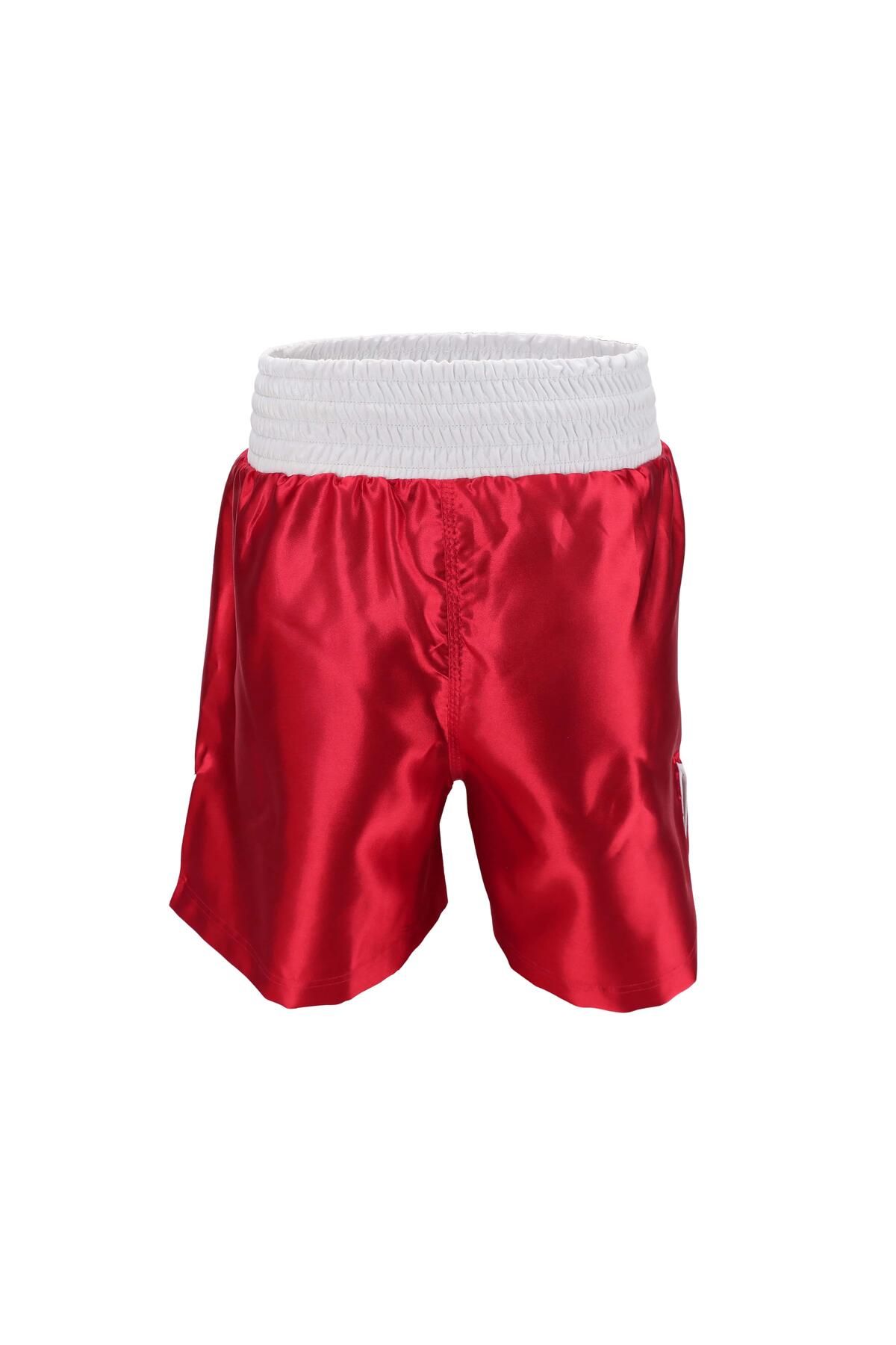 Dragondo-Kf1003 Red Professional Kick Boxing Shorts Set - With Teethers 3