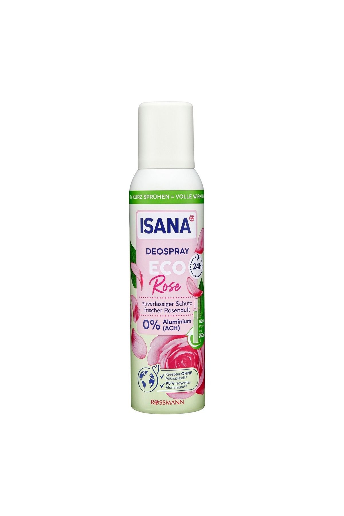 اسپری دئودورانت اکو رز 125 میلی لیتر ISANA