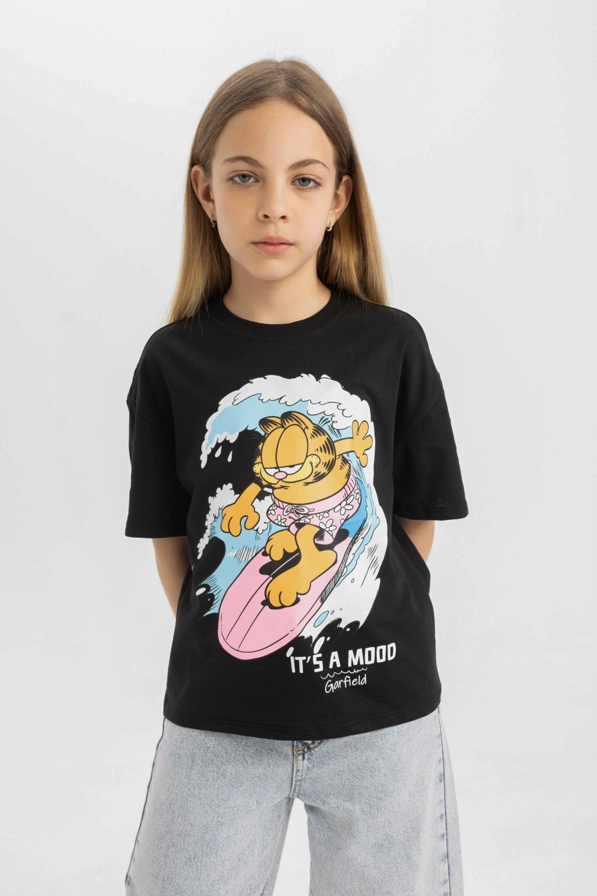 تی شرت دخترانه دفاکتو | C5941A824HS Defacto - Image 3