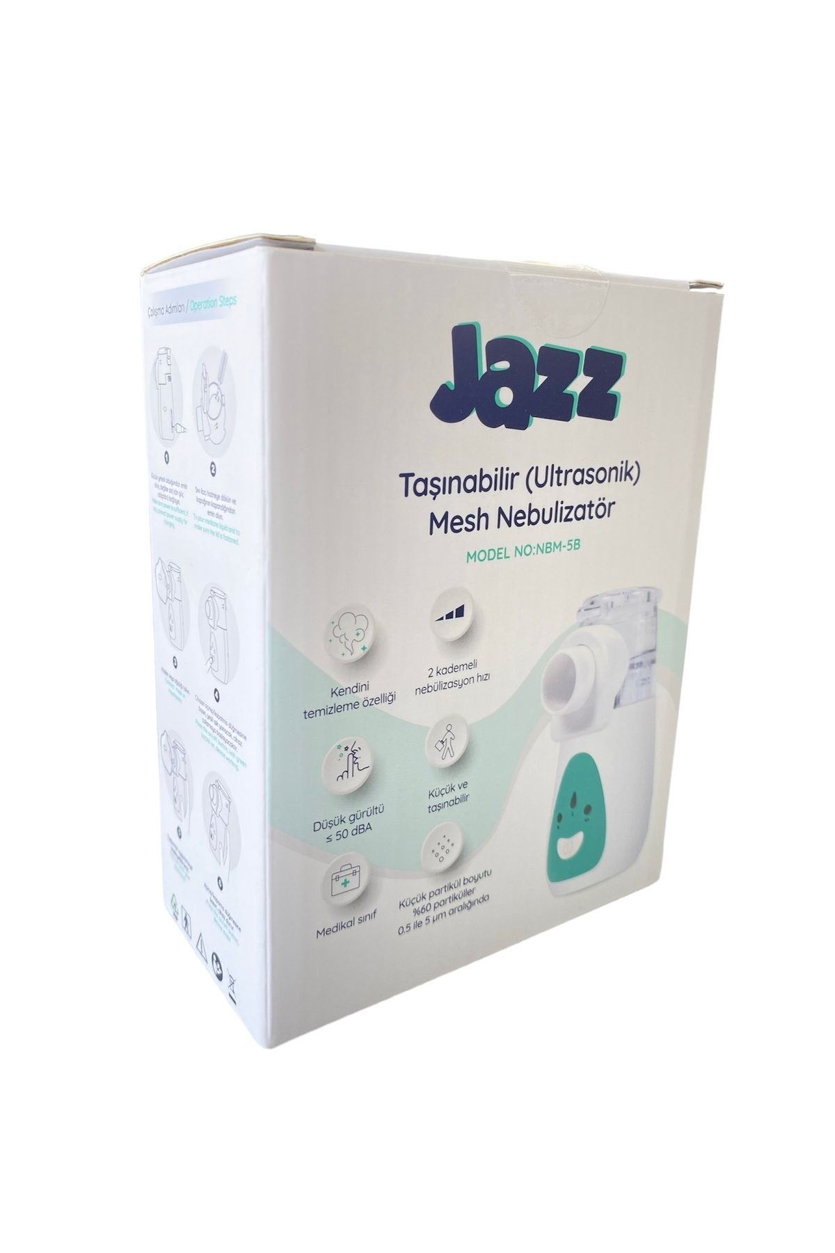 Marka JAZZ TAŞINABİLİR MESH NEBULİZATÖR
