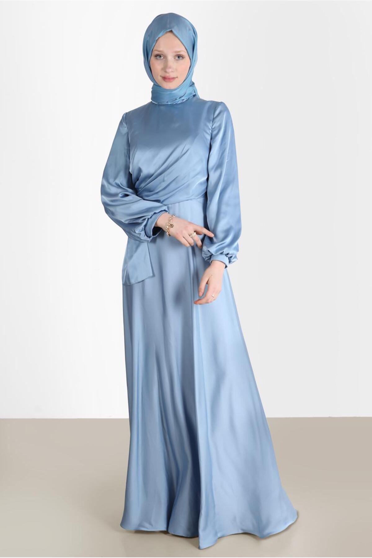 مانتو ابایا زنانه آلوینا | 22YABL0050217 Alvina - Image 2