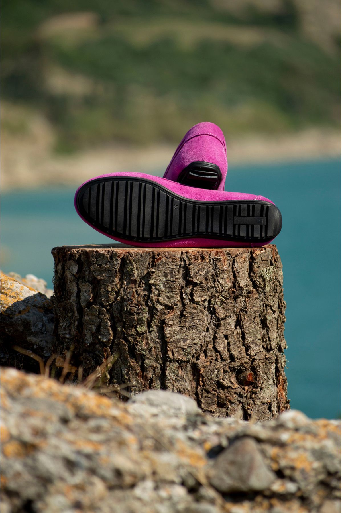 only my store-Pantofi ortopedici din piele naturală fucsia - Utilizare zilnică 3