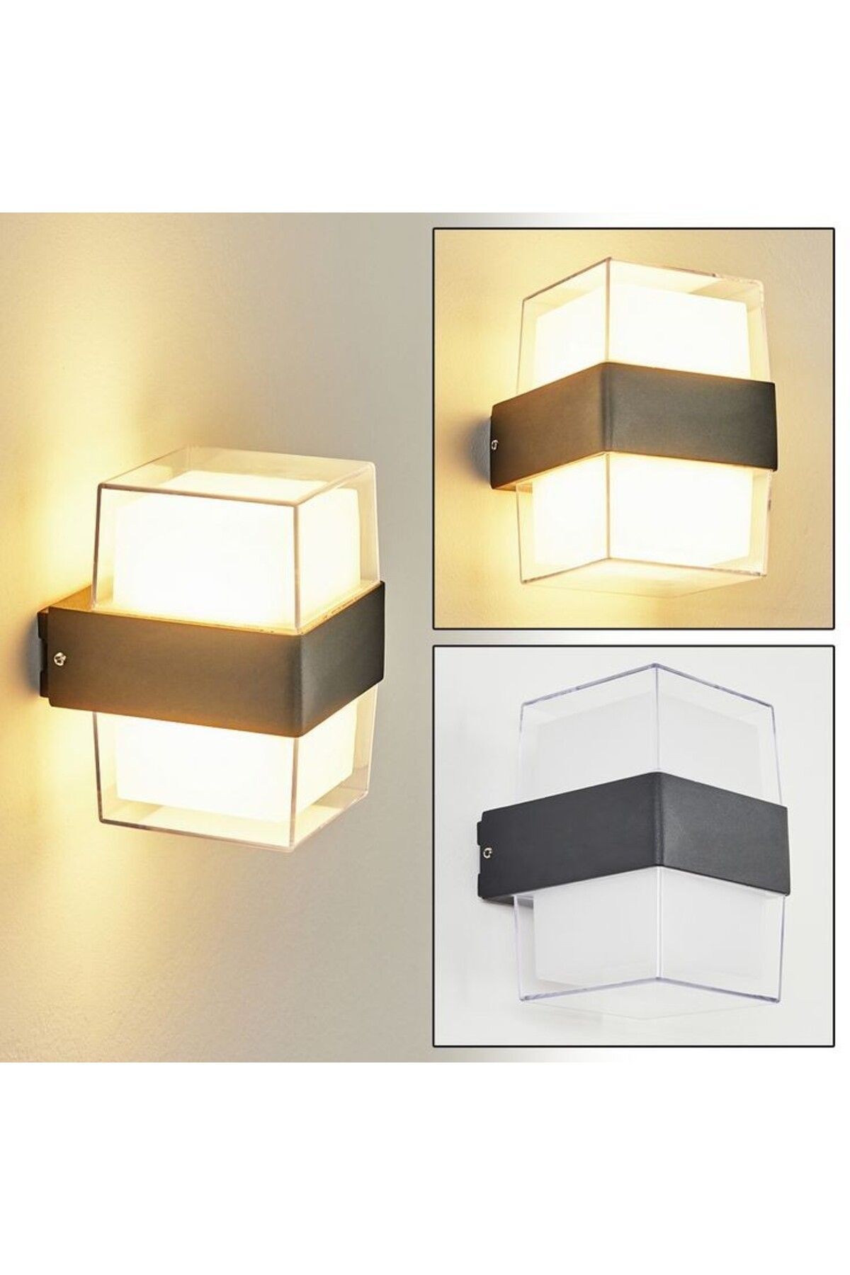 fullreyon Maravi 10 Watt Gün Işığı Led Aplik, Bahçe, Balkon, Salon, Banyo, Villa Dış Cephe, Kapı Giriş Apliği