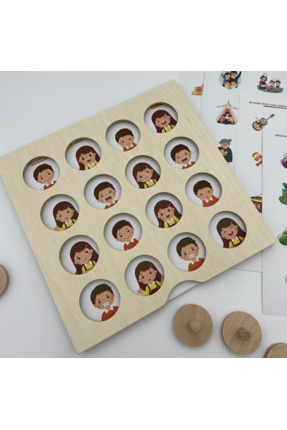 VeGa Baby Mom Ahşap Hafıza Oyunu 2