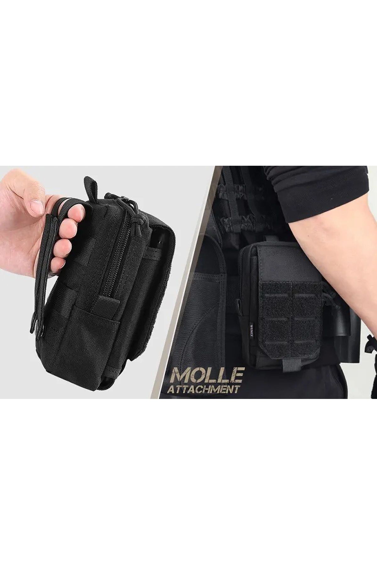 5.11 Tactical  SİYAH Molle EDC Su Geçirmez Taktik Outdoor Askeri Bel Çantası - Görsel 4