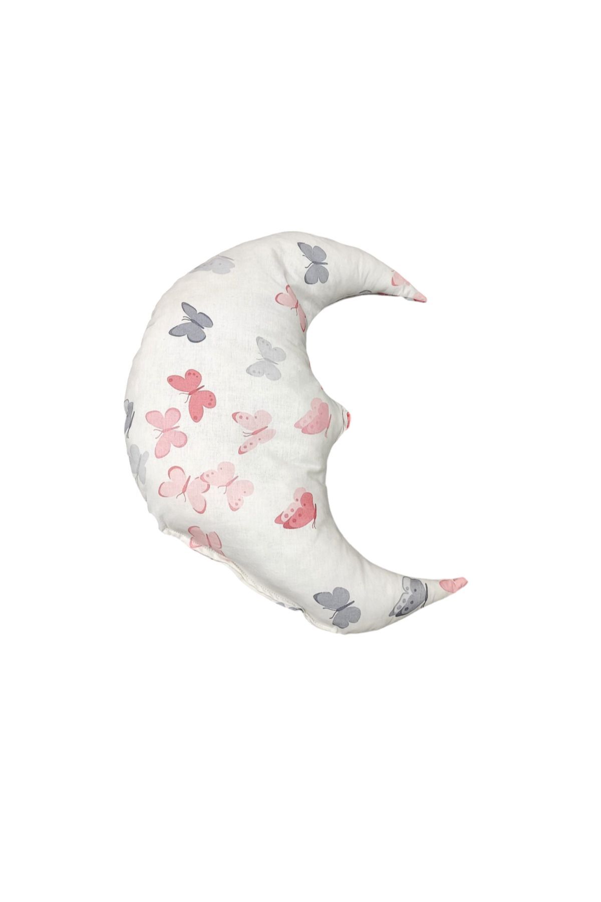 Moon Model Pillow Sleeping Friend Ornament Pillow Aydede Pink Butterfly