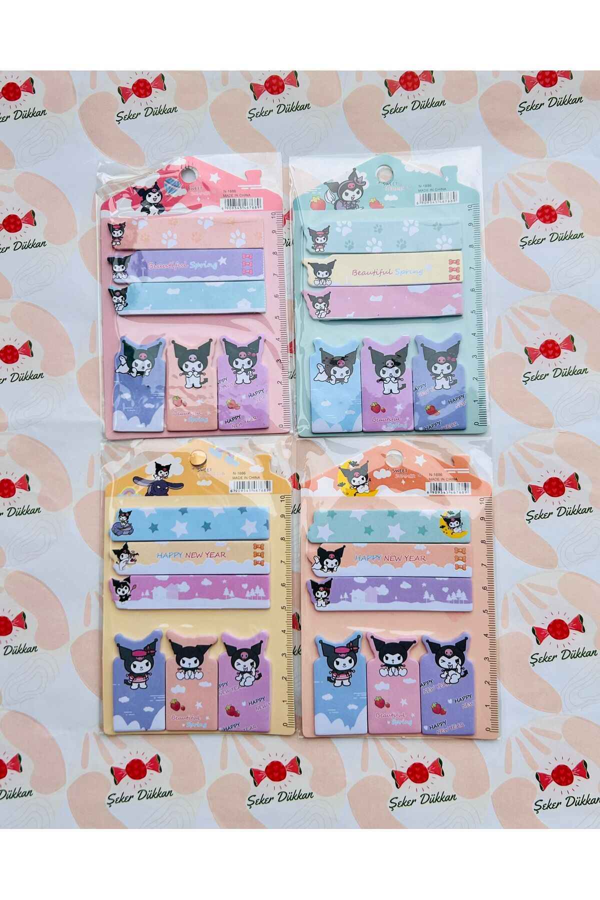 ÖZ KIRTASİYE-1 Piece Kuromi Adhesive Boots 1
