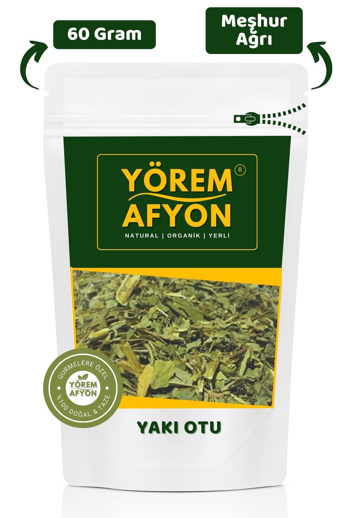 Yörem Afyon Ağrı Yöresinden Yakı Otu, Kutsal Defne, Mera Gülü {epilobium} | 60gr.