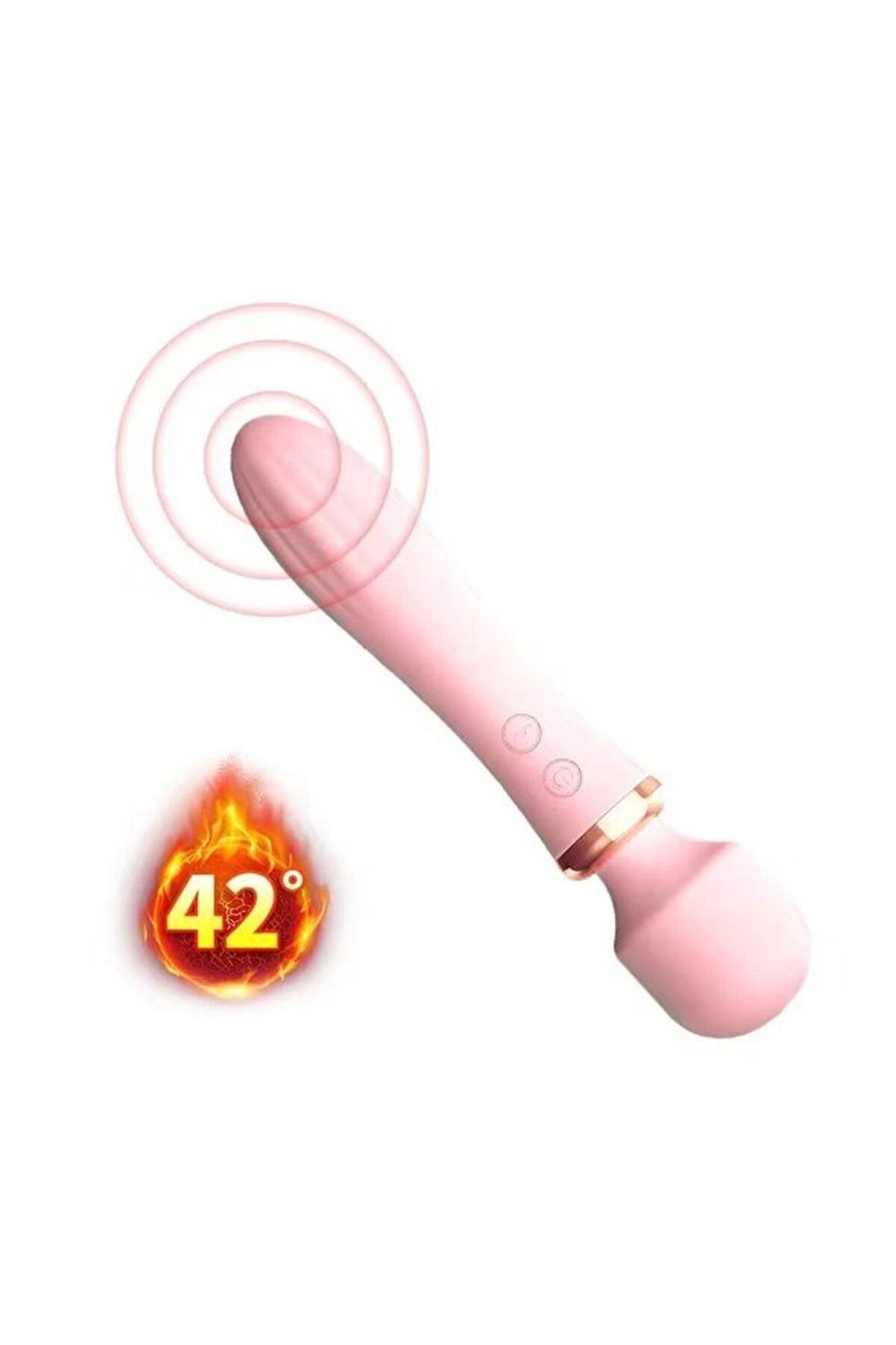 Dual Fonksiyon - Tutma Yeri ve Topuz Dildo ve Vibratör - Isıtma ve Güçlü Titreşim 4