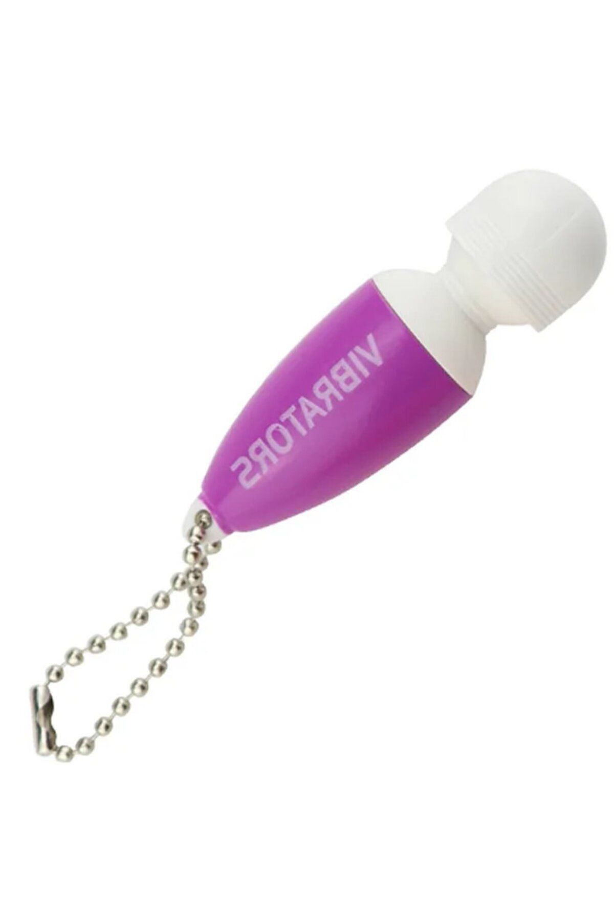 - Mini Vibratör - Anahtarlık Vibratör - Mini Masaj Aleti - 6cm - Mor