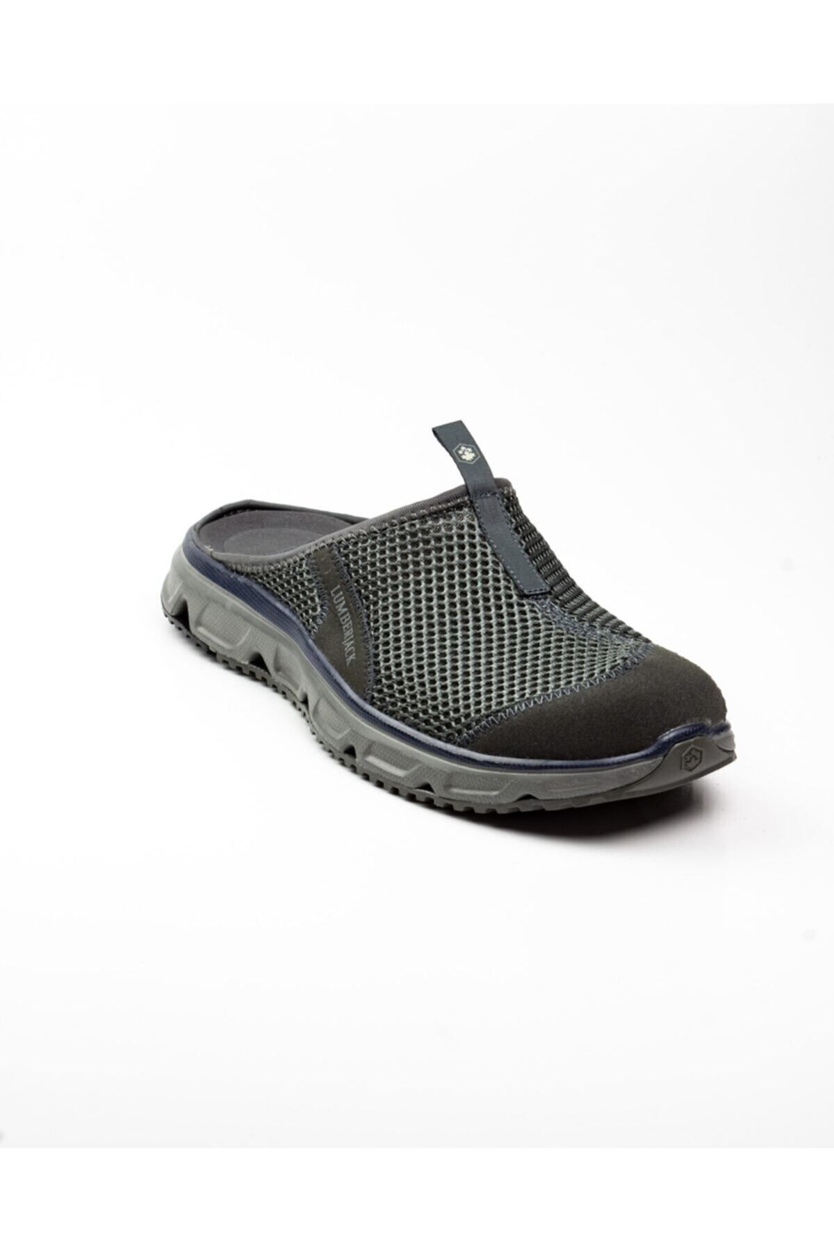 صندل خاکستری مردانه و زنانه Castello Slippers ورزشی راحت اورجینال Lumberjack