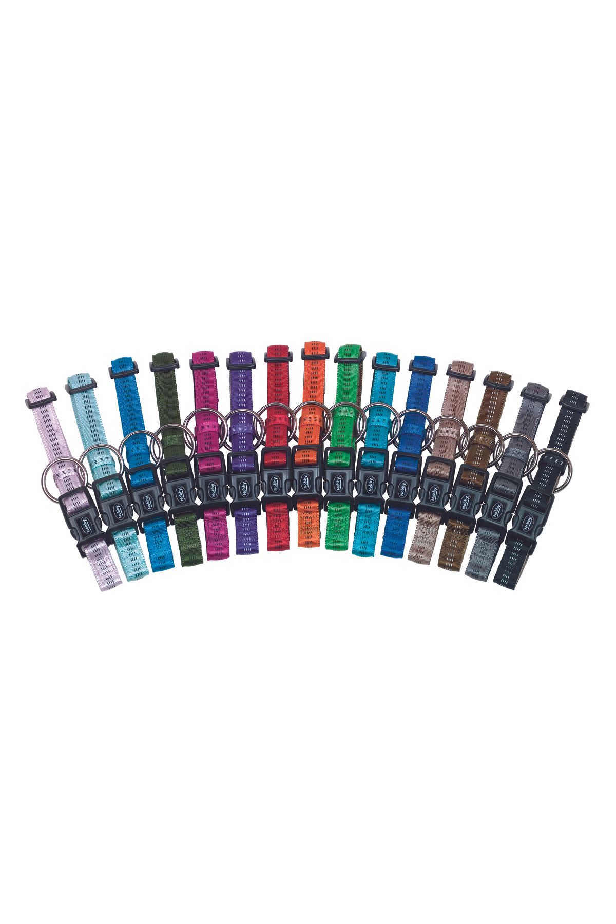 Nobby-Soft Textured m L Dog Collar - Double Layer and Double Stitching 2