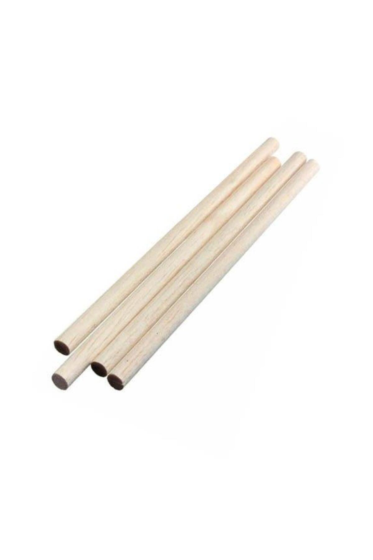 Mavienerji Ahşap Yuvarlak Salıncak Hamak Tahtası 42 cm Cap 25 mm 4 Adet