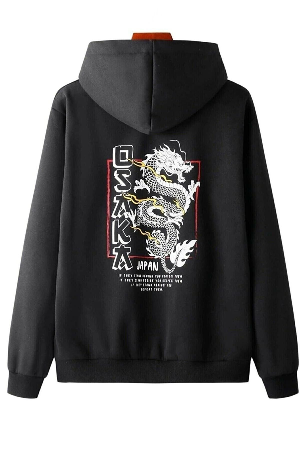 trendypassion Unisex Osaka Printed Hooded Sweatshirt