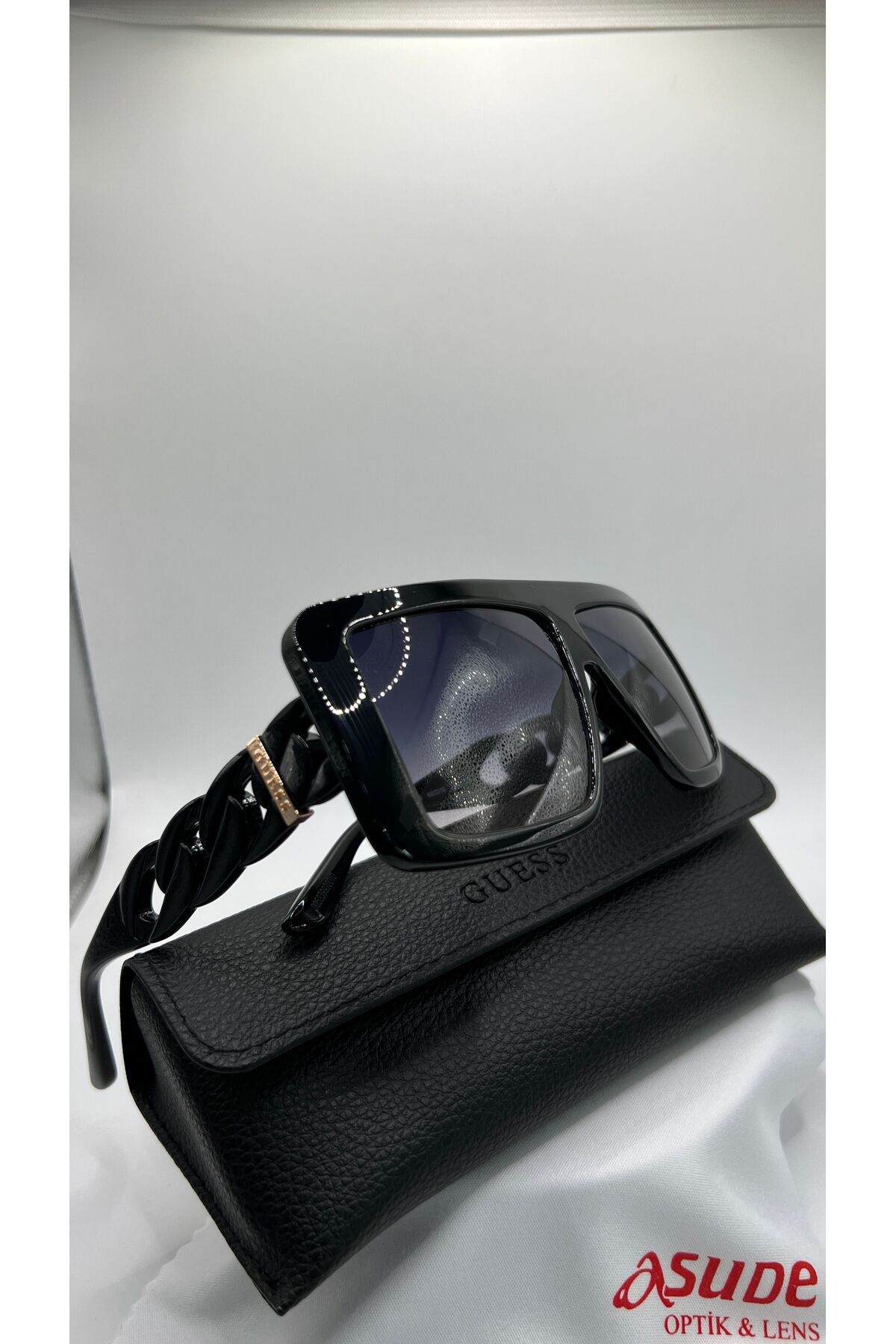 عینک آفتابی زنانه راسته   | گس Guess GU00109/S 01B - تصویر 3