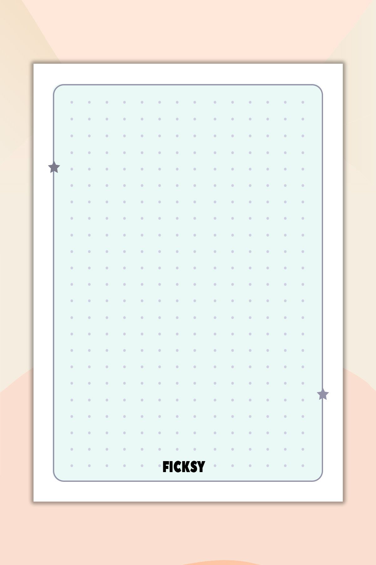 Ficksy-50 Light Blue Note Cards - A6 Size Working Notepad - Memo Pad 1
