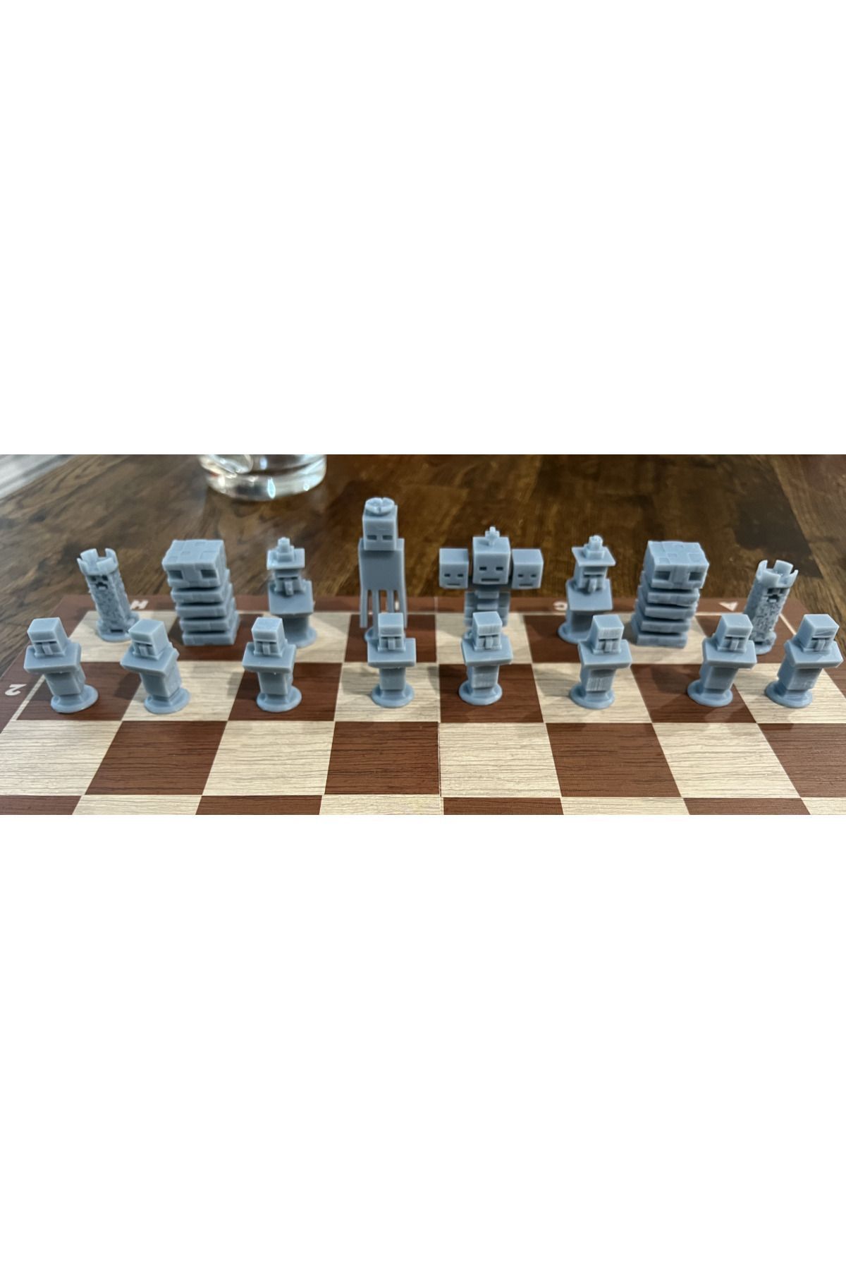 Internos Design-Minecraft Chess Set Pieces 2