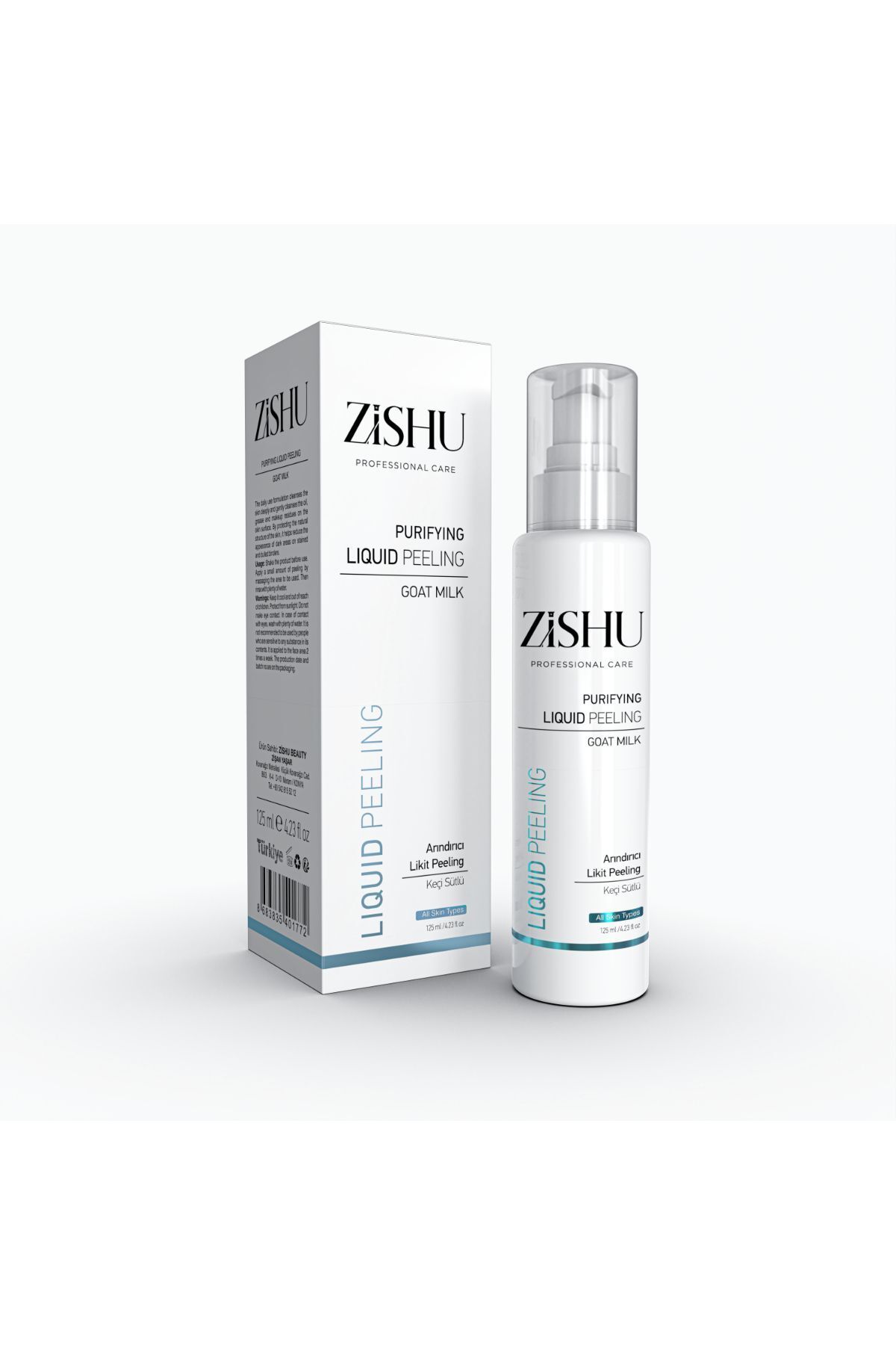 لایه برداری ژل شیر بز - 125 میلی لیتر ZİSHU