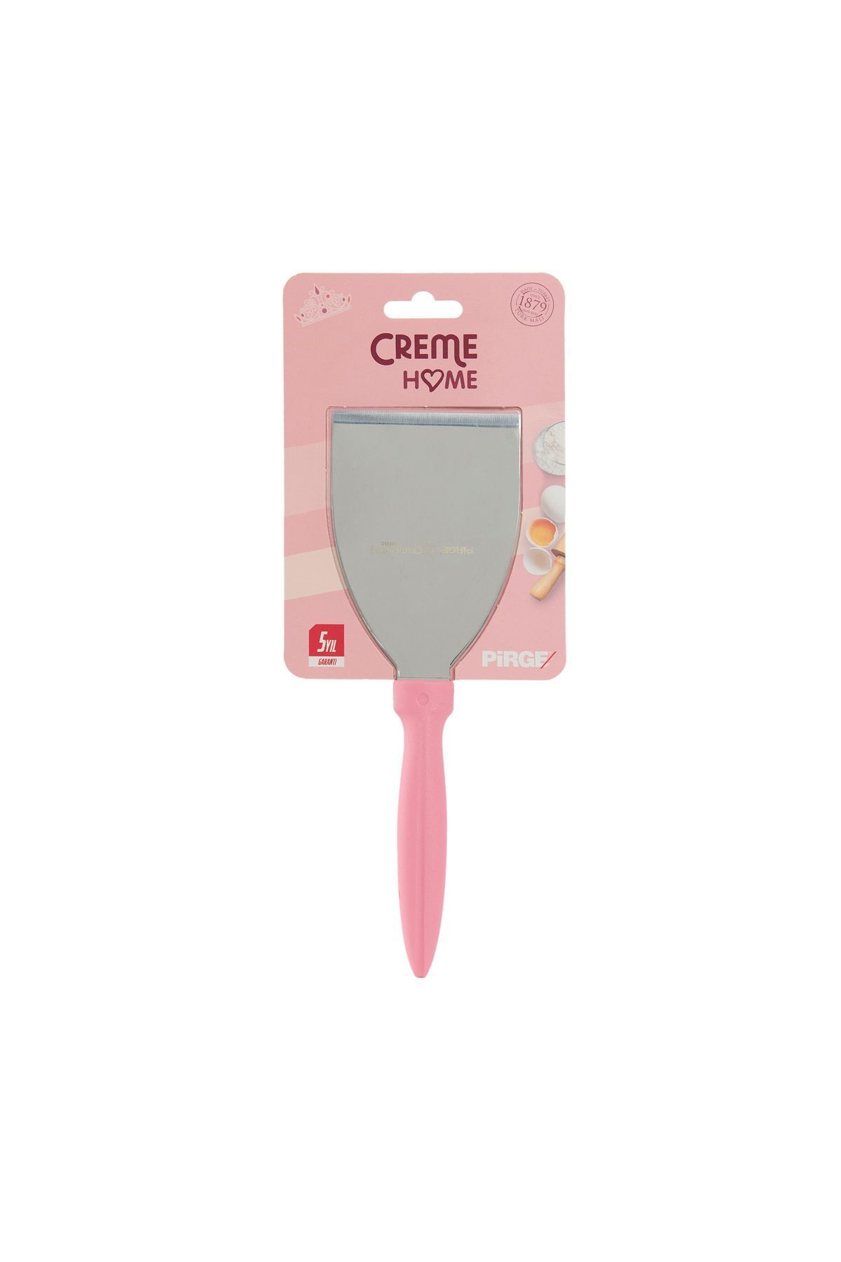 PİRGE-ملعقة تقديم منزلية من Pink Pirge Creme - 11.5 سم 1