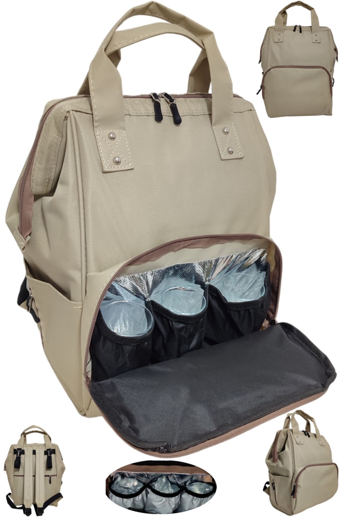 USF Portbebe Ana Kucağı Çift Yönlü Bebek Taşıma Kanguru Anne Bebek Bakım Çantası 3 Lü Set fotoğrafı 7 (önizleme)