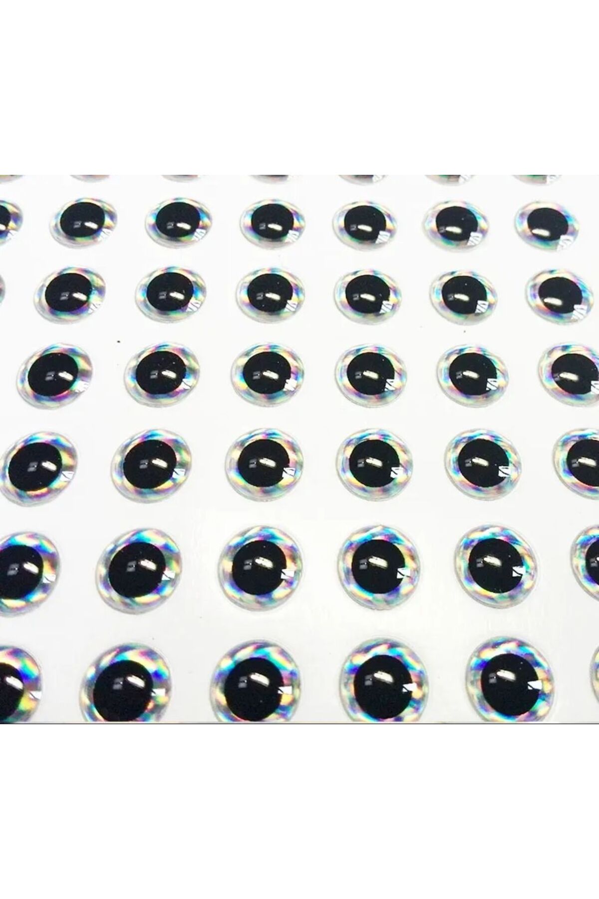 SF Jig 3d Göz - 7 Mm - Jig Rapala Kaşık Silikonlar Için Yapay Göz - 50 Adet