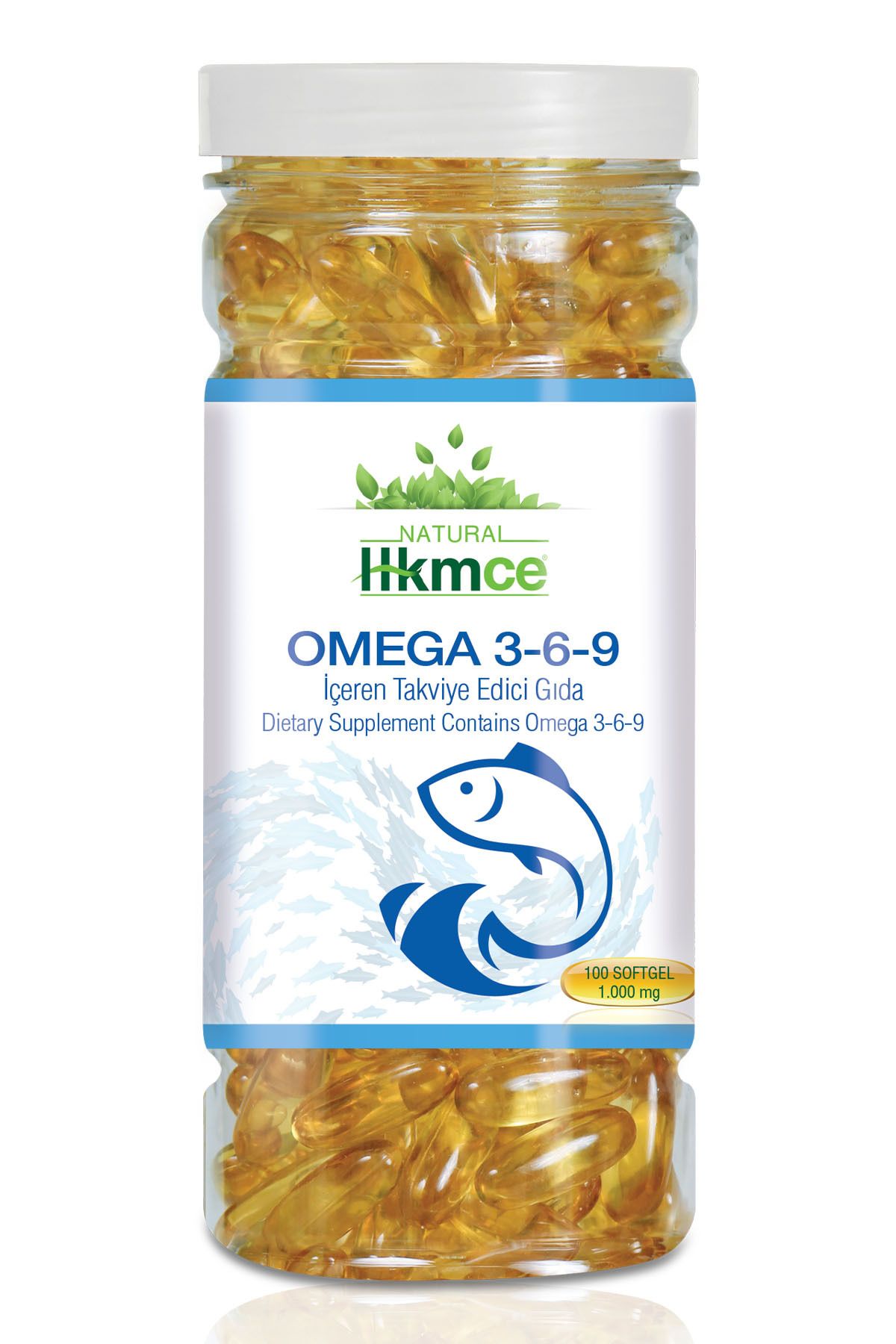 NaturalHekimce-Omega 3 6 9 - 1340 Mg 100 Softgel Fish Oil - Natural Hekimce 1