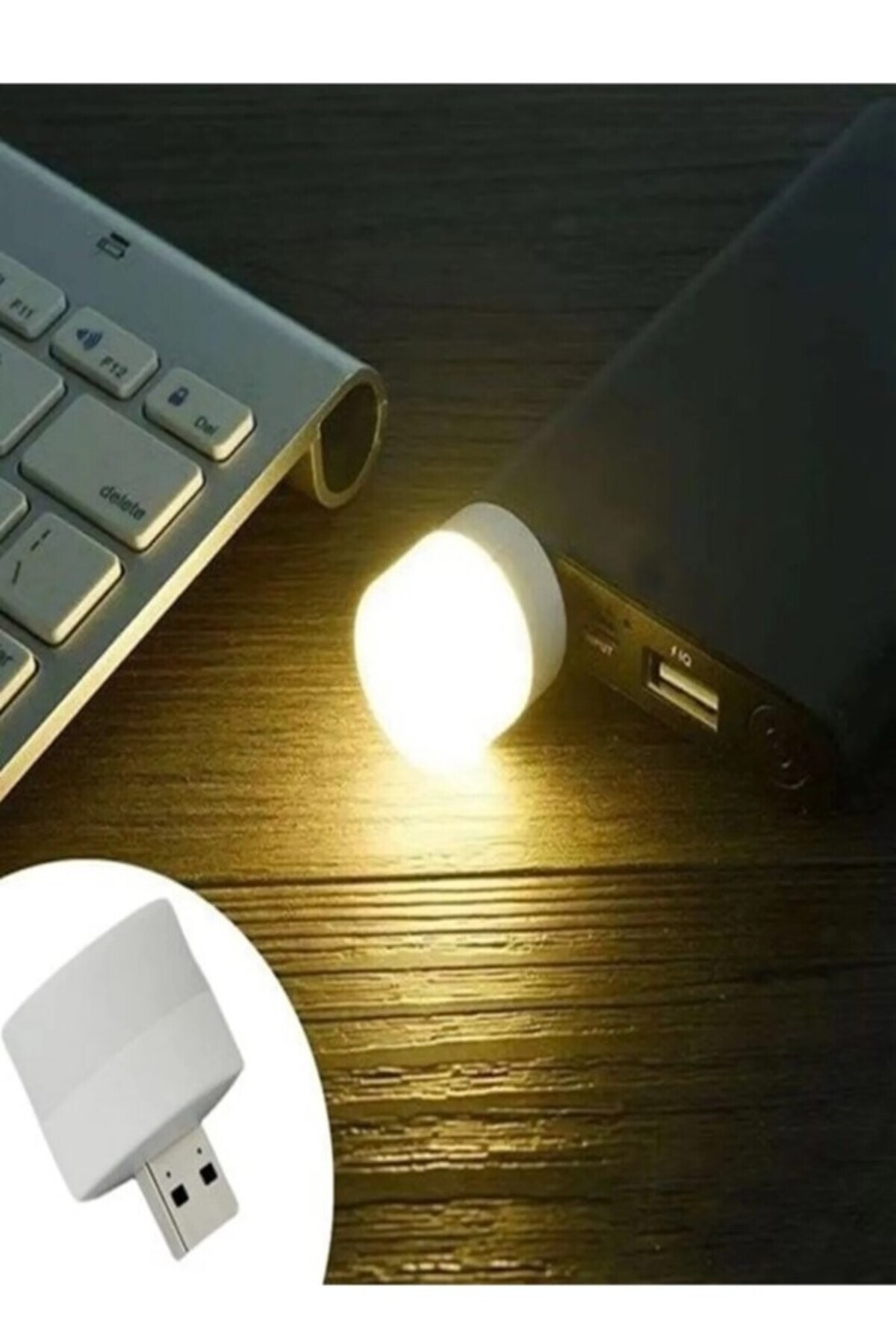 Mini Usb Ampul Powerbank Ve Pc Ile Şarj Başlığı Ile Uyumlu Mini Led Ampul
