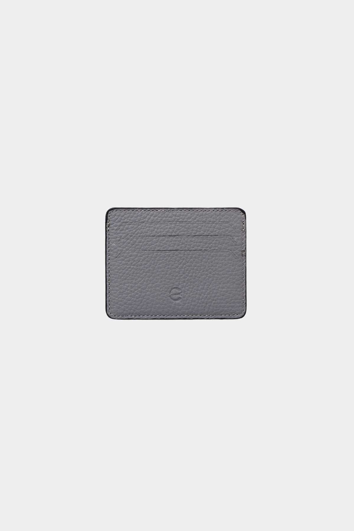 کارت دار مردانه و زنانه 0530 چرمی واقعی SUPER SLIM یونیسکس CARD HOLY FLOTHER GREY Grande
