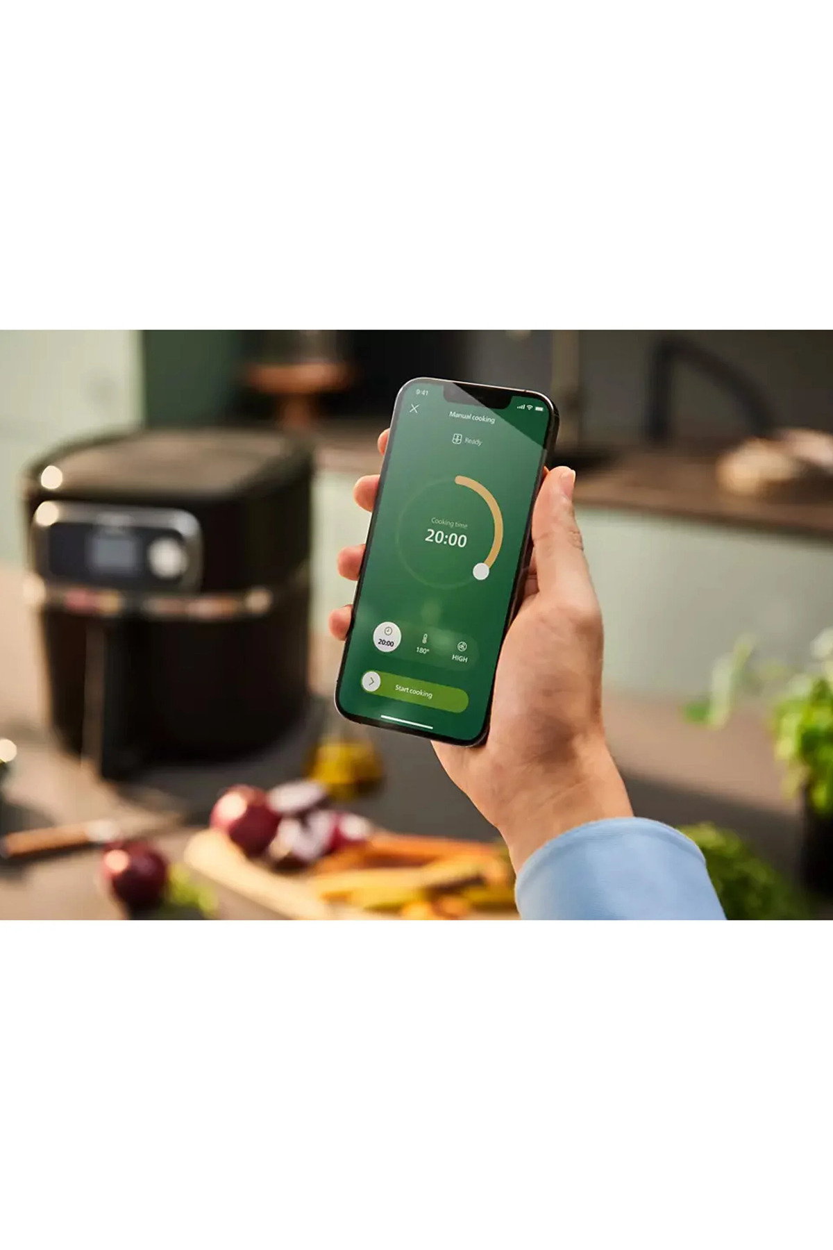 Philips-Homeid Airfryer 8.3 Lt - Remote Control, Automatic Cooking Program, Easy Clean 4