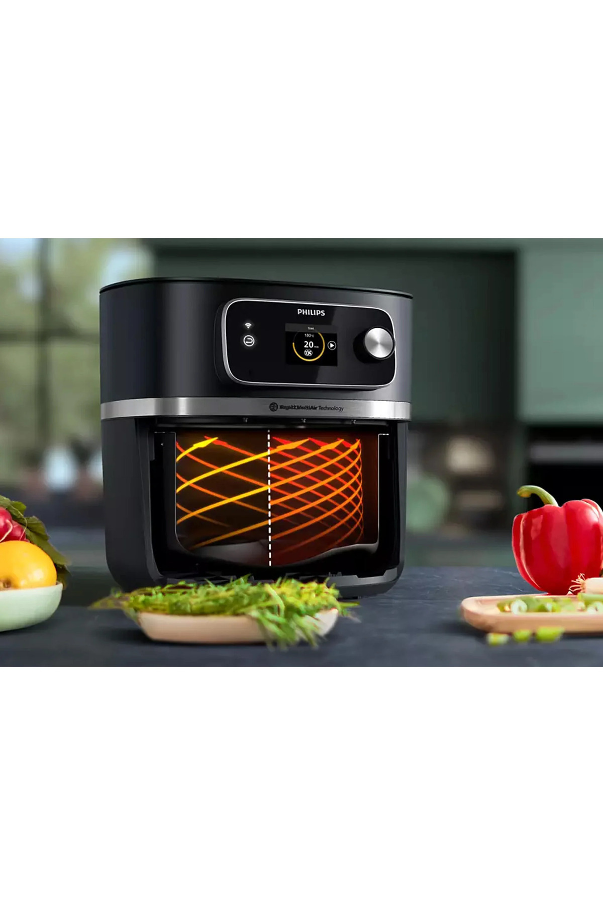 Philips-Homeid Airfryer 8.3 Lt - Remote Control, Automatic Cooking Program, Easy Clean 3