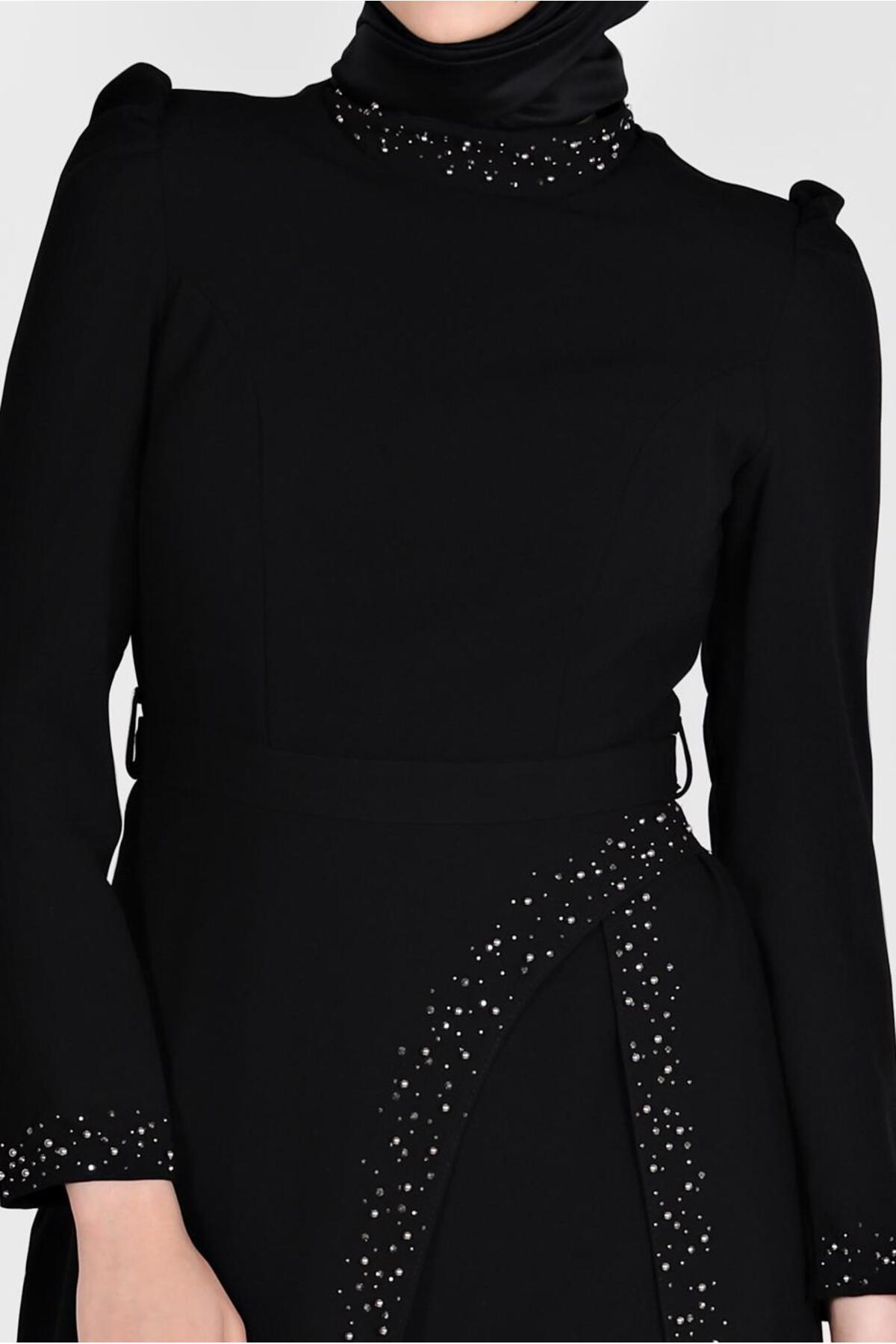 مانتو ابایا زنانه آلوینا | 22YABL0050206 Alvina - Image 4