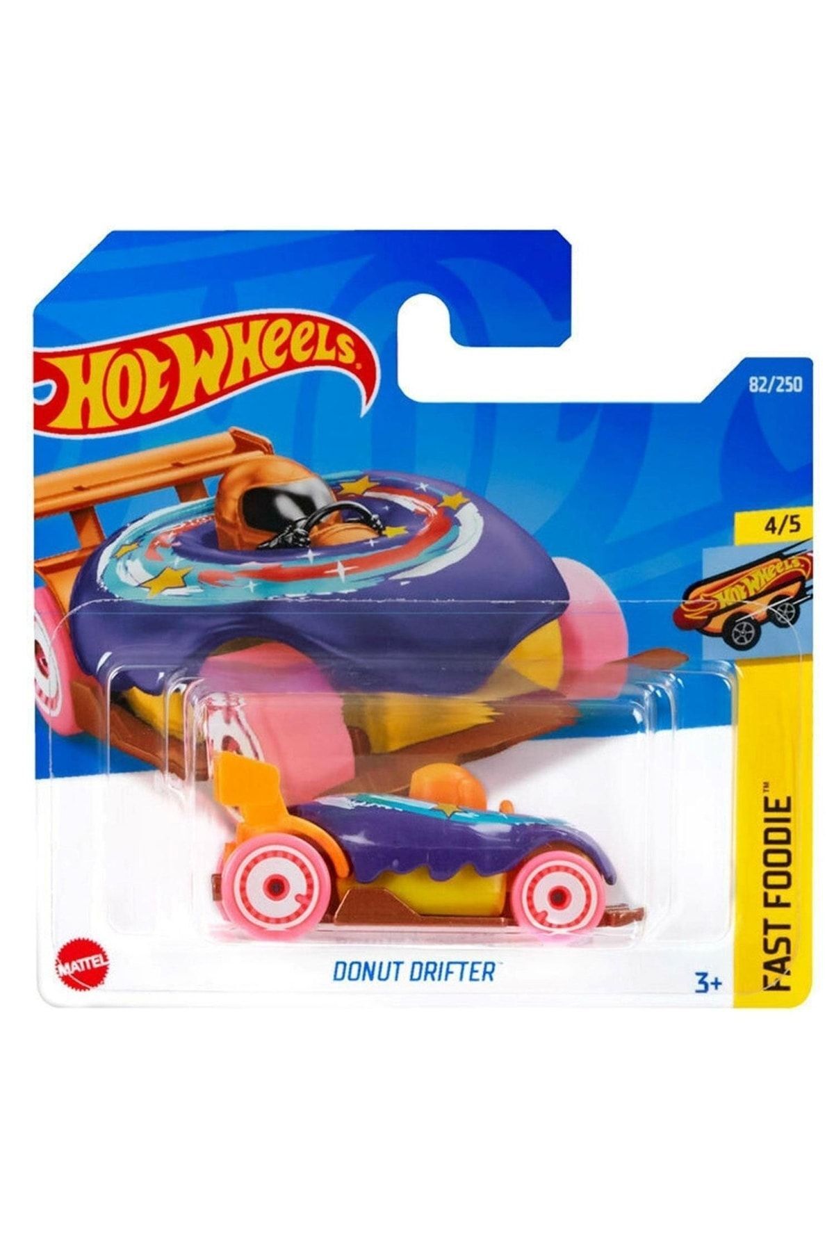 HOT WHEELS Donut Drifter Pembe Teker Tekli Arabalar 1/64 Ölçek Metal ...