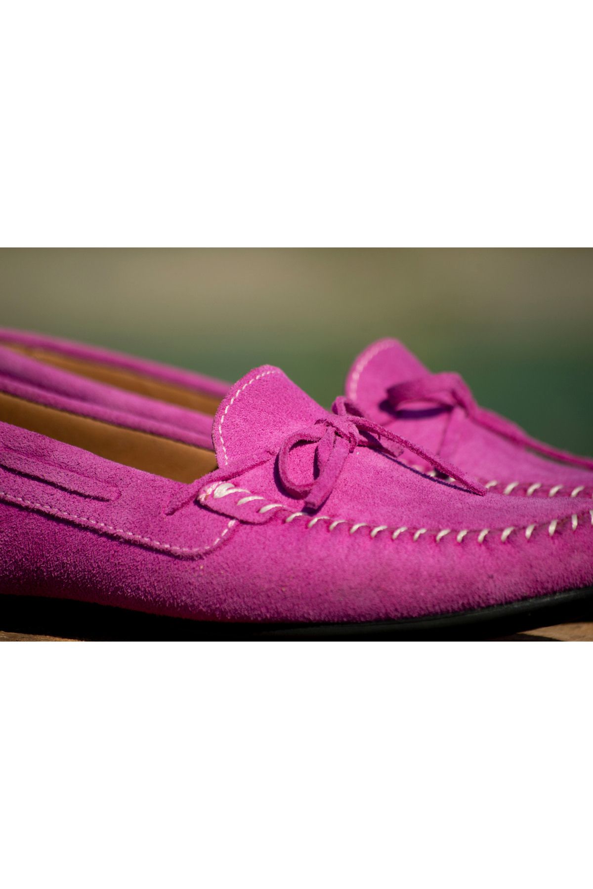 only my store-Pantofi ortopedici din piele naturală fucsia - Utilizare zilnică 2