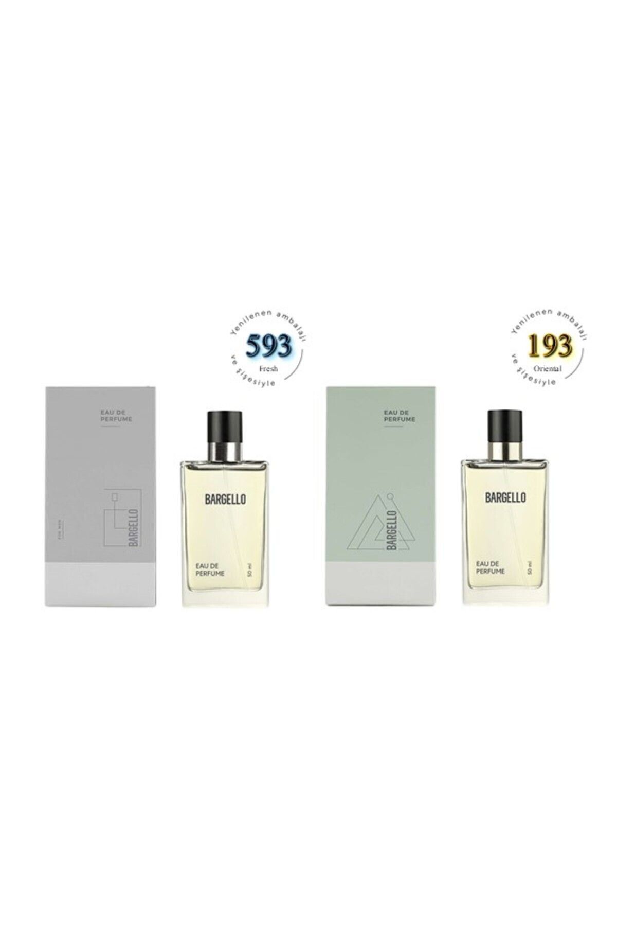 593 + 193 مردانه / Unisex عطر edp 50 ml تازه / شرقی Bargello