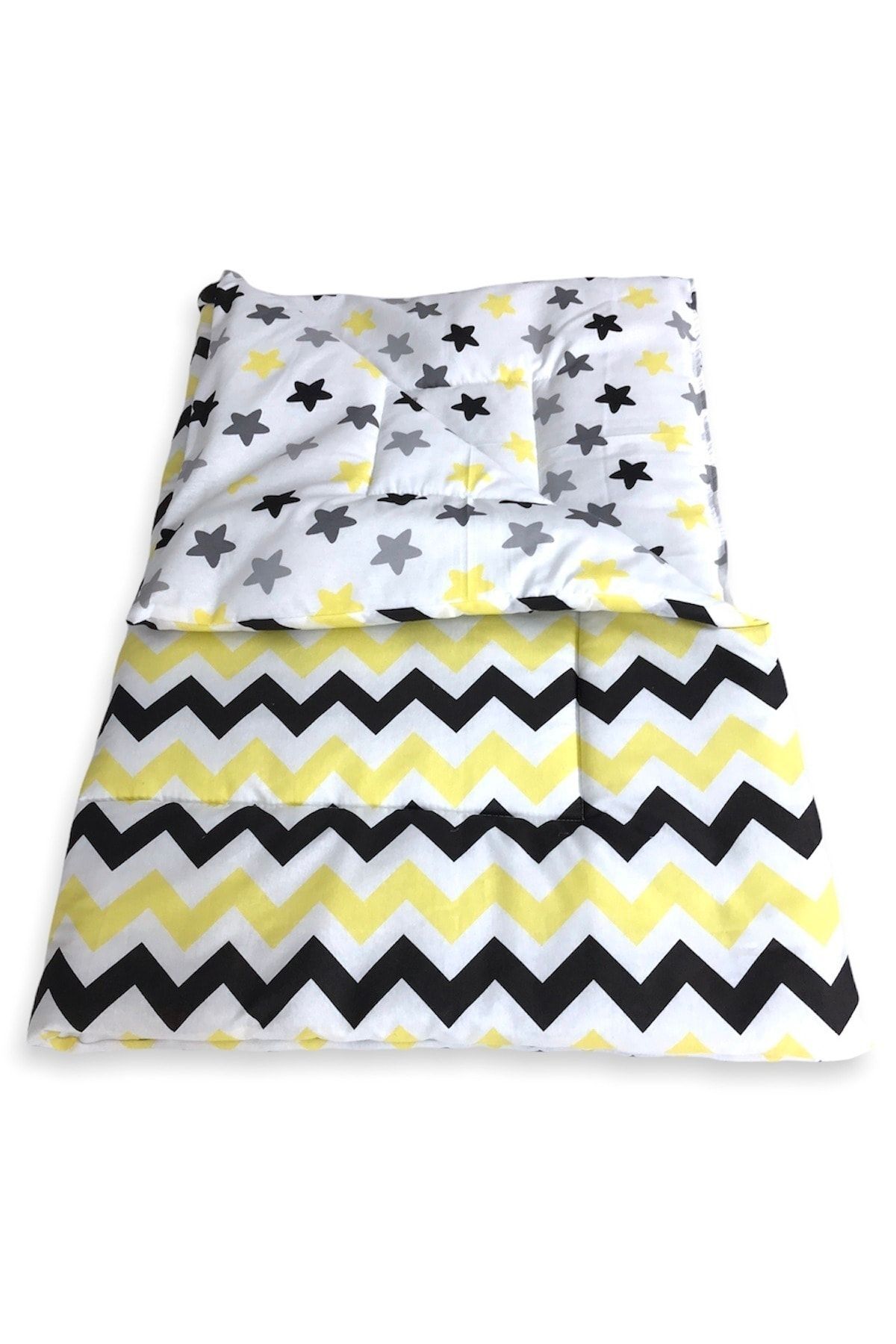 Single Duvet Cover ( Duvet Cover ) Yellow Zigzag 100 X 140 cm