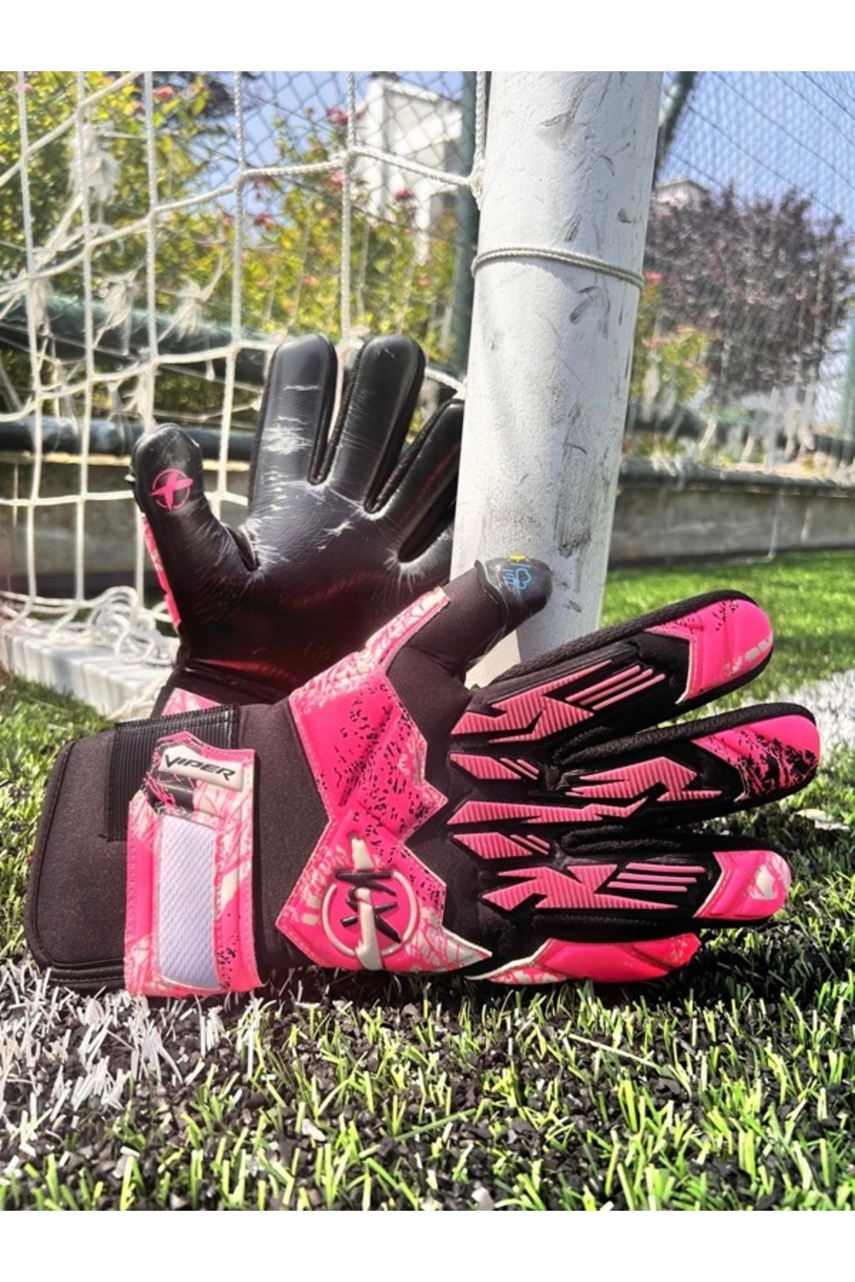 KXSPOR-Kx Vi̇per'Pink' Elite Keeper Gloves 5