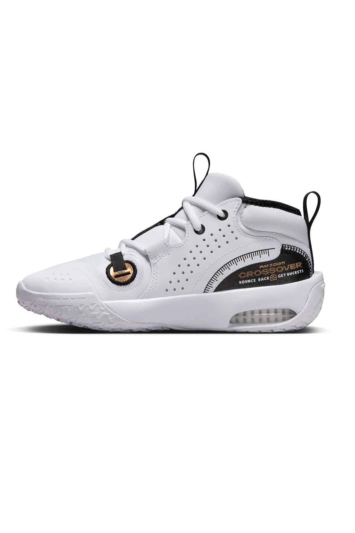 کفش بسکتبال سفید دخترانه و پسرانه بچگانه Air Zoom Crossover 2 GS ان Nike