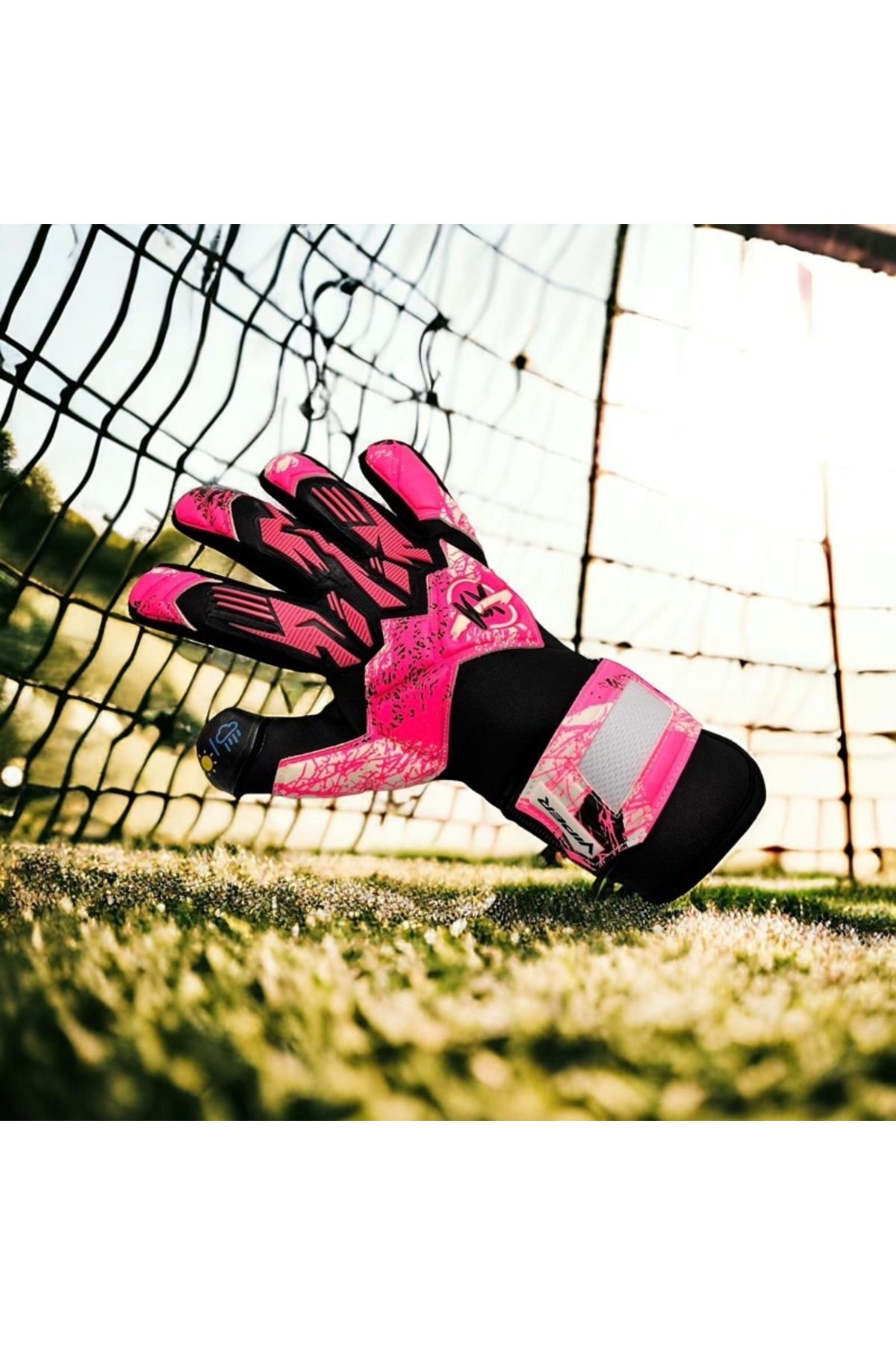KXSPOR-Kx Vi̇per'Pink' Elite Keeper Gloves 6