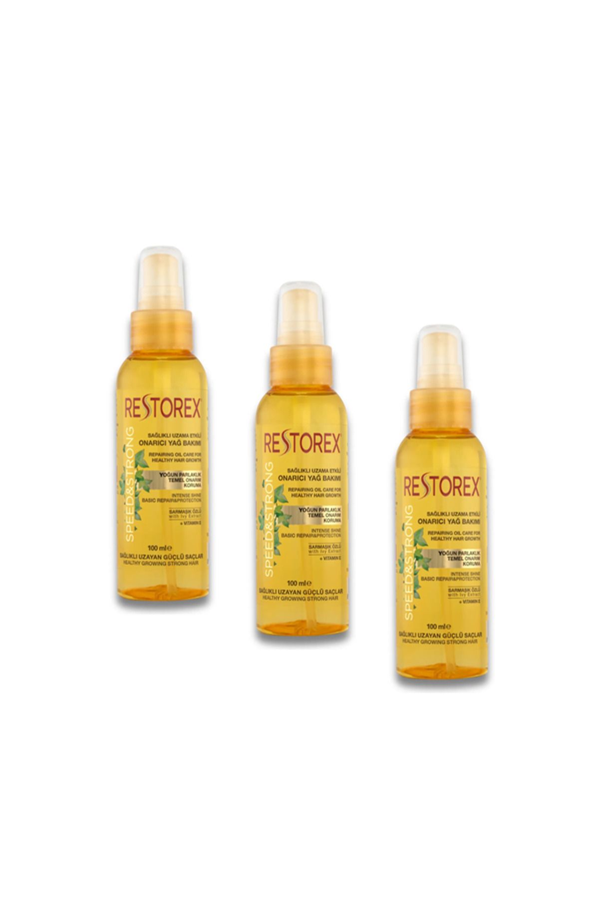 عصاره پیچک تعمیر روغن مراقبت 100 میلی لیتر 3 عدد Restorex