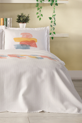 Doqu Home Lara Pike Takımı Ramos Tek Kişilik - Beyaz