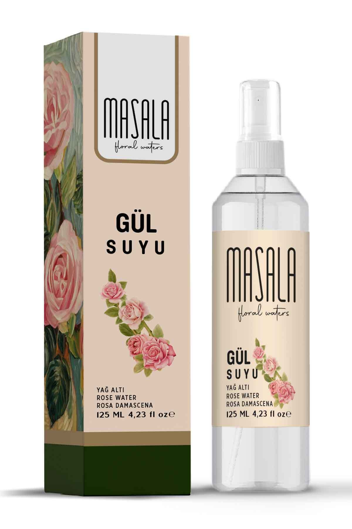 ست هیدرولات 100٪ روغن طبیعی گلاب خالص - آب اسطوخودوس (2 x 125 میلی لیتر.) Masala