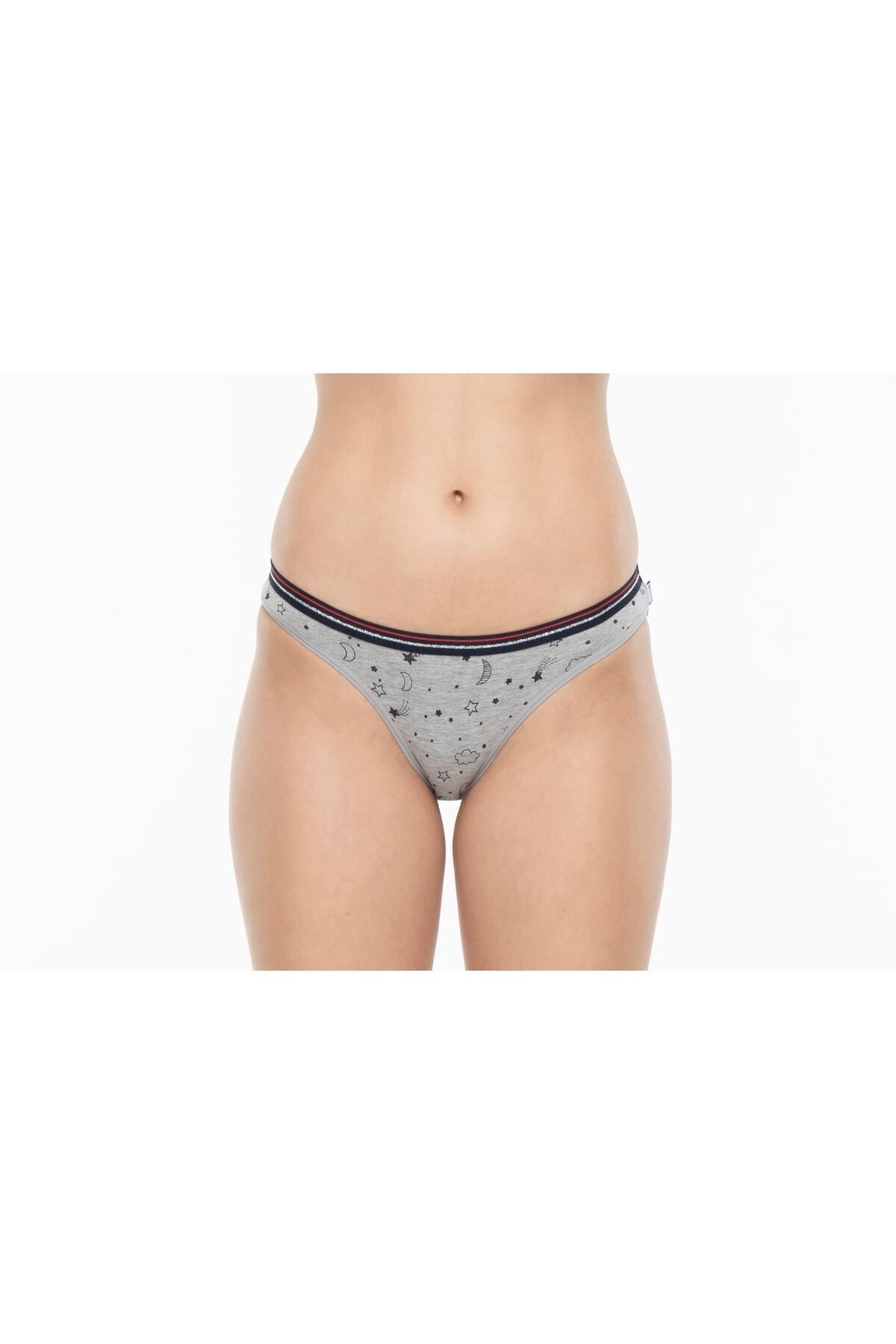 U.S. Polo Assn.-Women's 3-pack panties (melange - navy blue - pink) 5