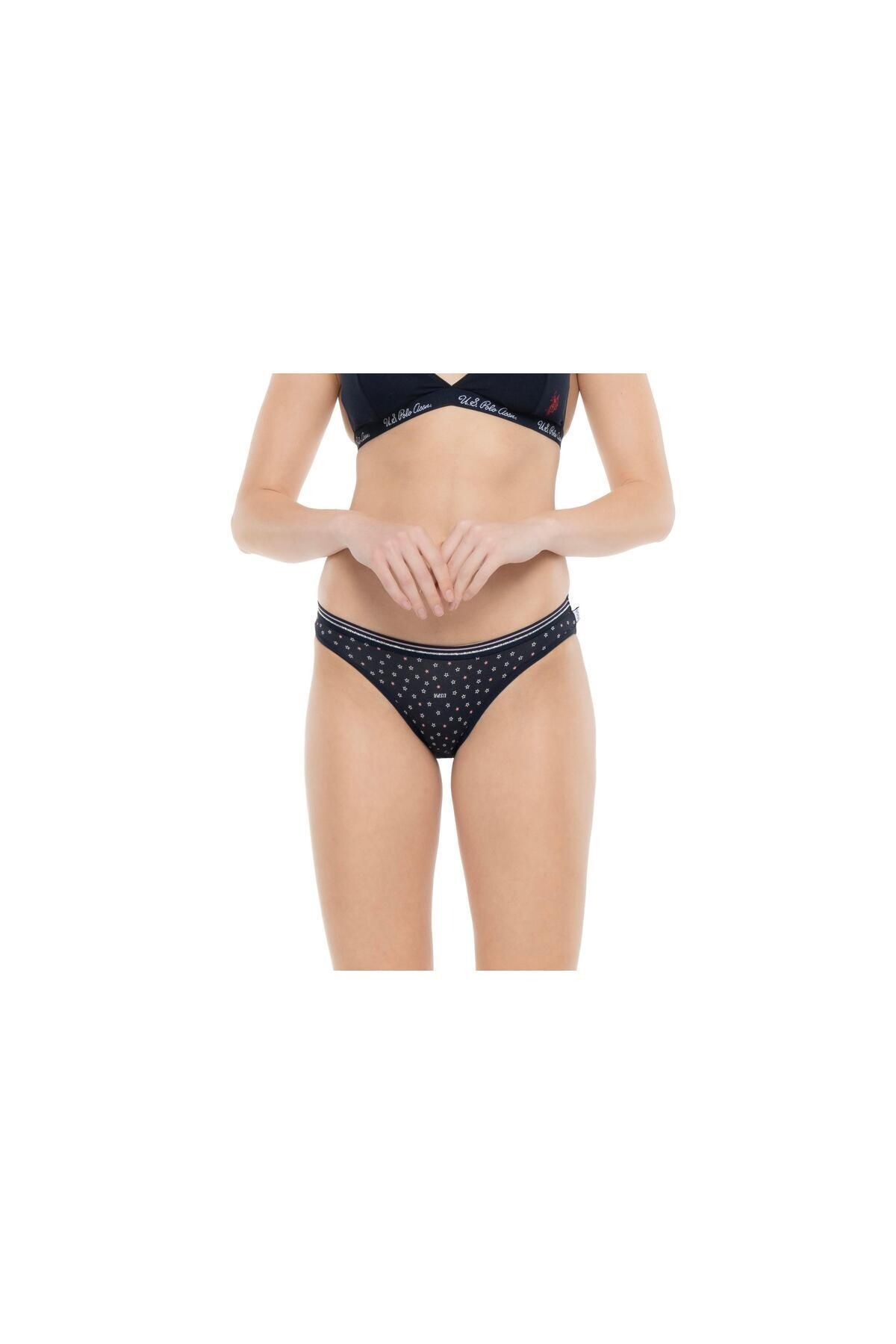 U.S. Polo Assn.-Women's 3-pack panties (melange - navy blue - pink) 7