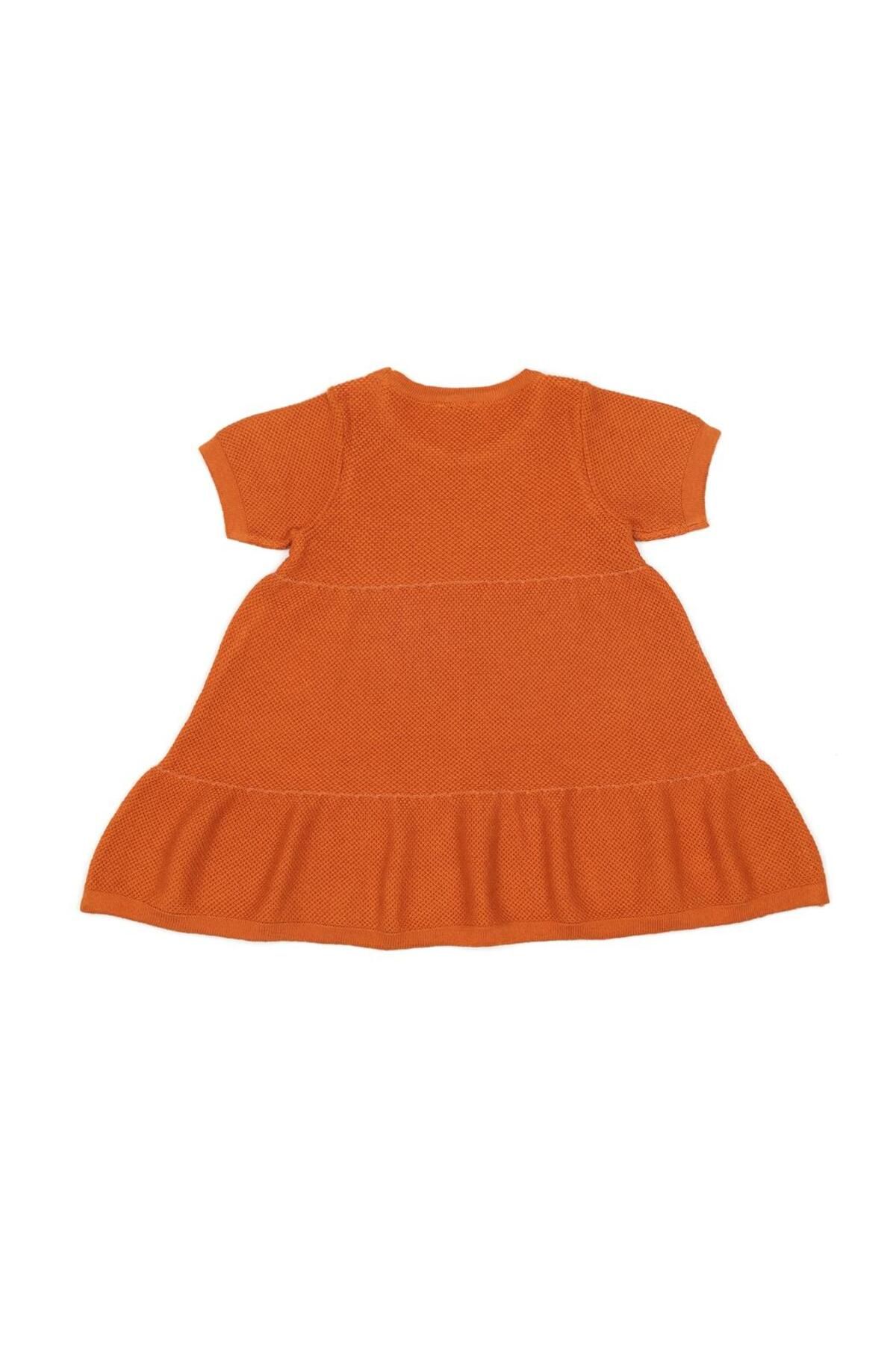 Baboo-Cinnamon Color Organic Cotton Baby and Kids Summer Spring Dress 3