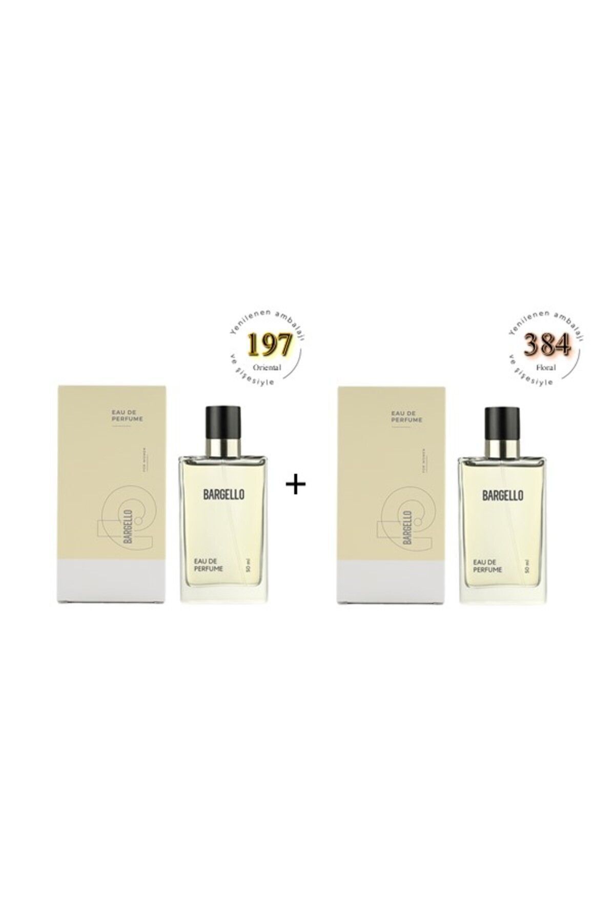 197 + 384 عطر زنانه edp 50 میلی لیتر شرقی / گلی Bargello