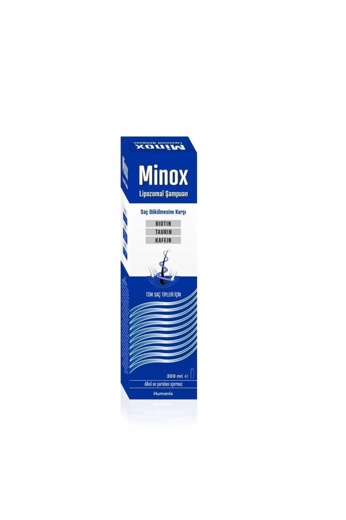 MİNOX Minox Lipozomal Tüm Saç Tipleri Için Saç Dökülmesine Karşı Şampuan 300 ml farmavantaj0031
